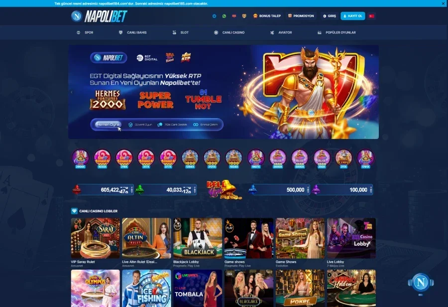 Napolibet ekran görüntüsü